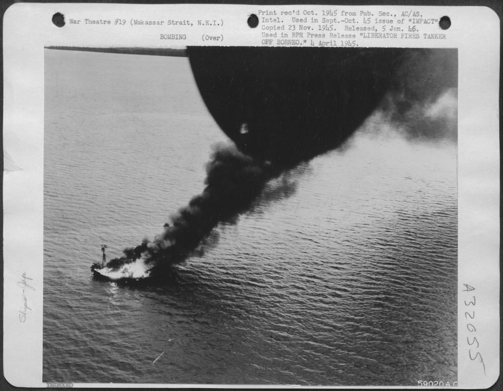 B-24 Liberator off Borneo