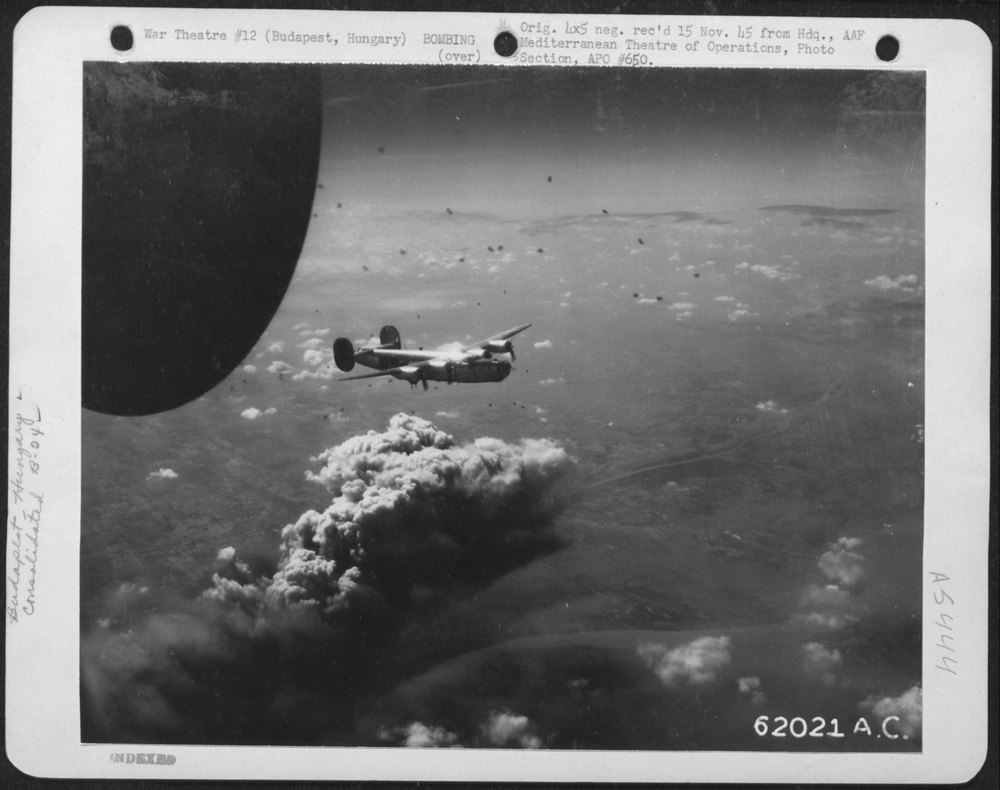 B-24 Liberator over Budapest