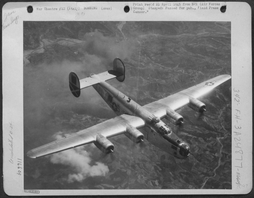 B-24 Liberator over Italy