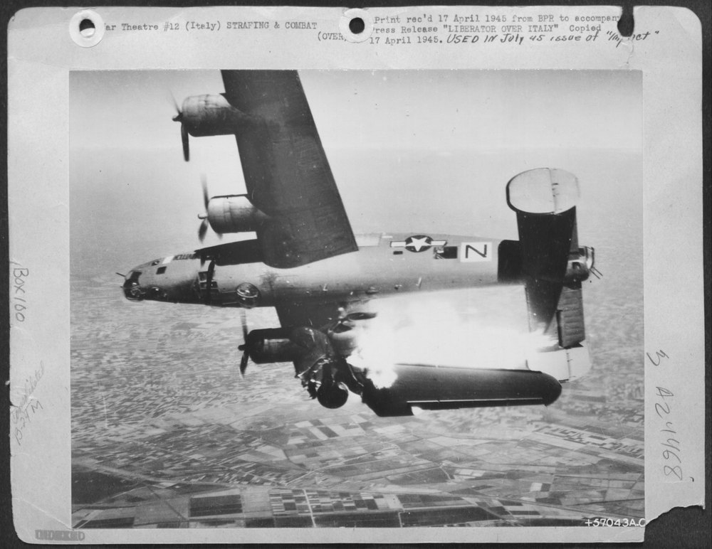 B-24 Liberator Over Italy