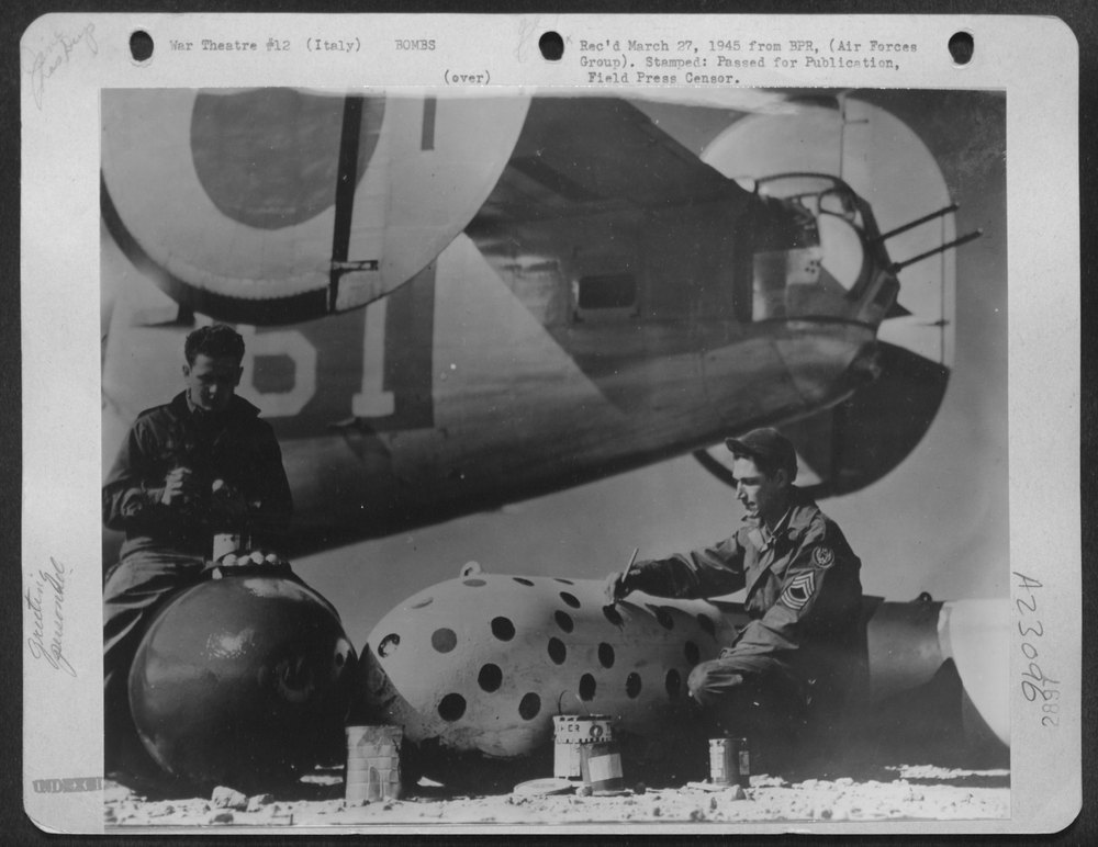 B-24 Liberator over Nazi held territory