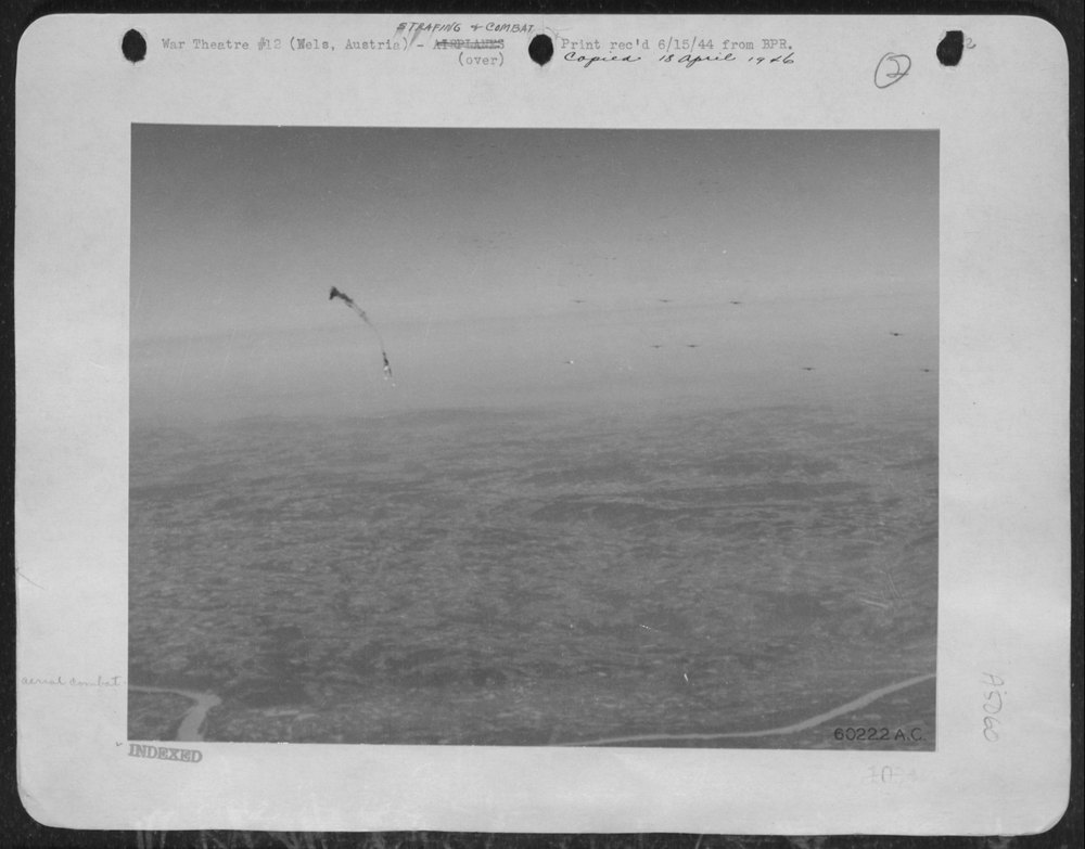 B-24 Liberator over Wels Austria