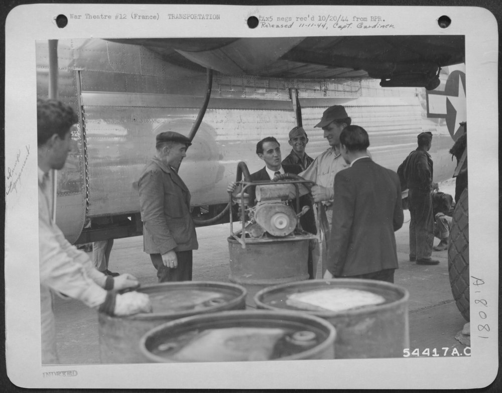 B-24 Liberator pilot in Lyons
