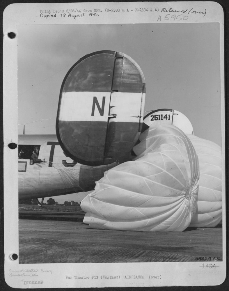 B-24 Liberator pilot lands