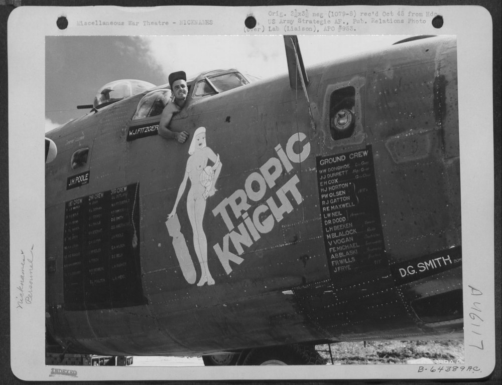 B-24 Liberator Tropic Knight on Saipan