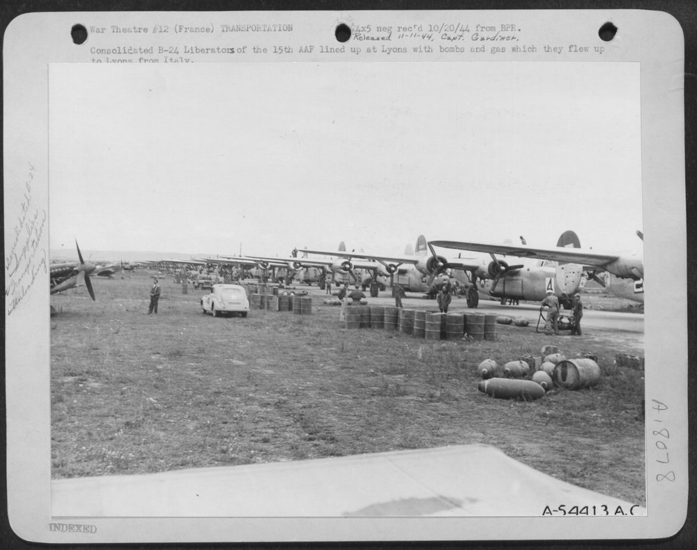 B-24 Liberators at Lyons