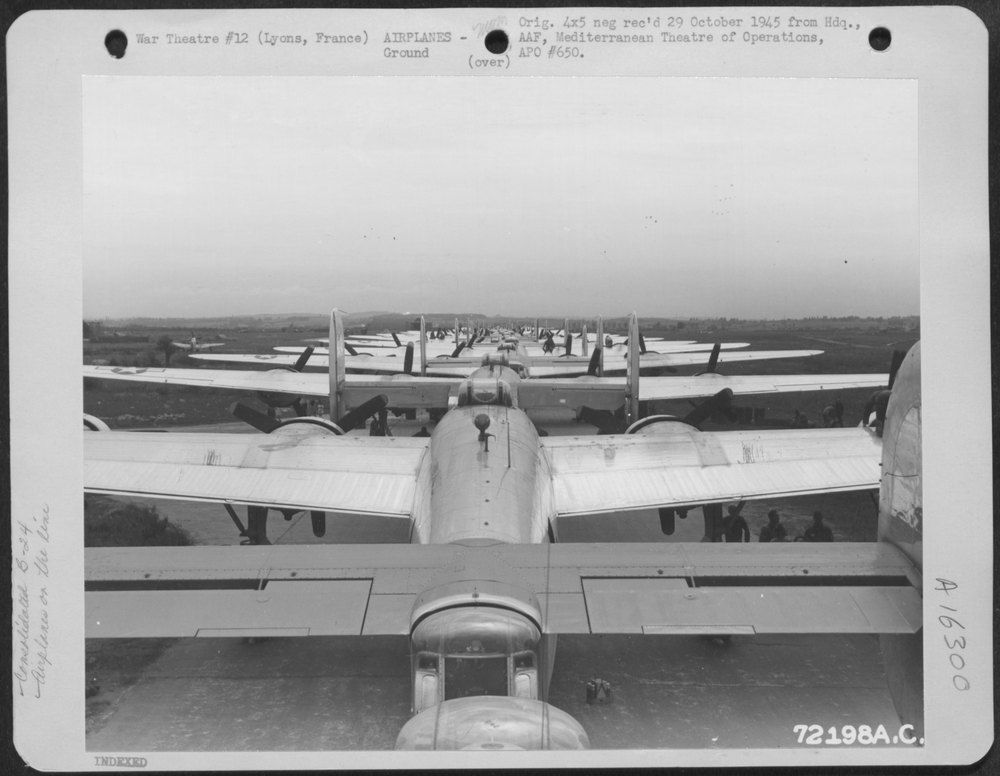 B-24 Liberators at Lyons France
