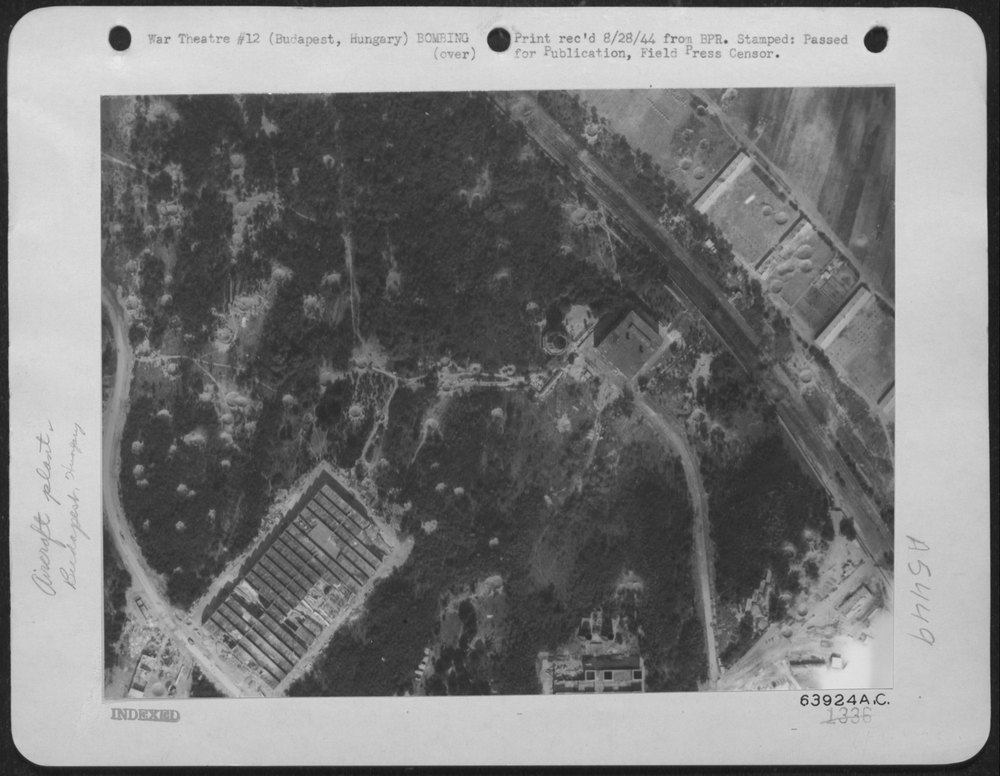B-24 Liberators bomb Budapest-Duna factory