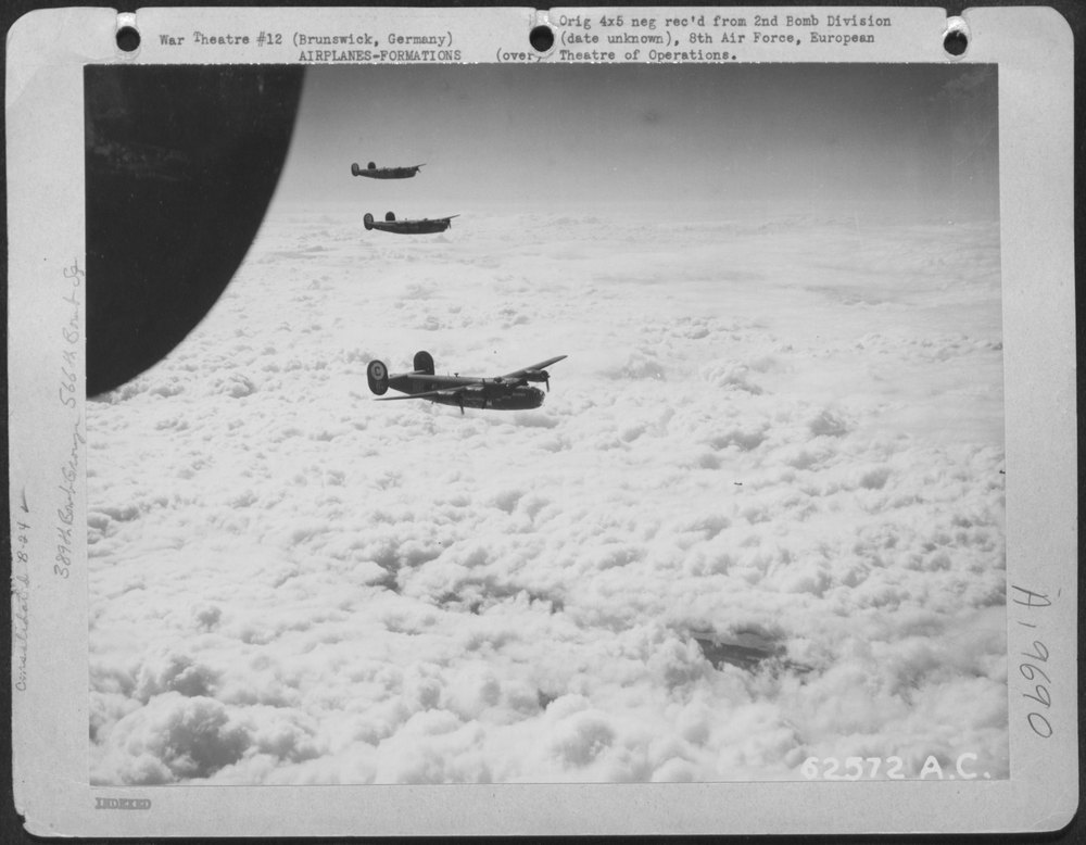 B-24 Liberators enroute to Brunswick