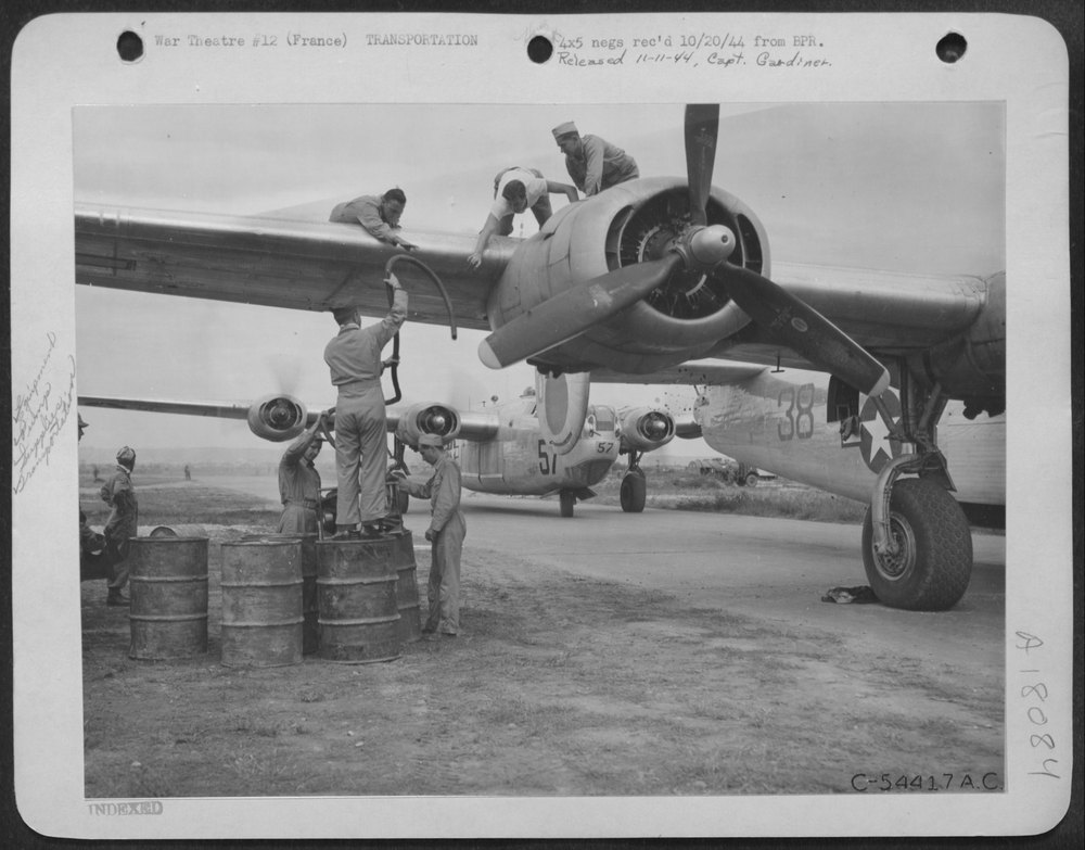 B-24 Liberators in France