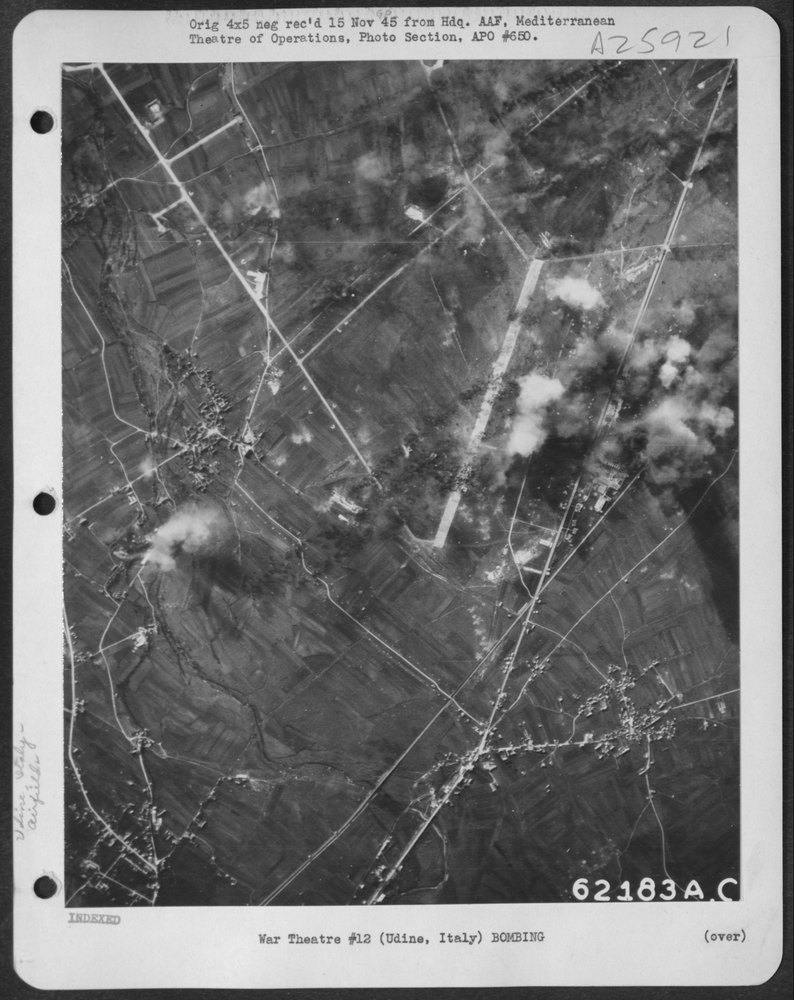 B-24 Liberators near Udine Italy