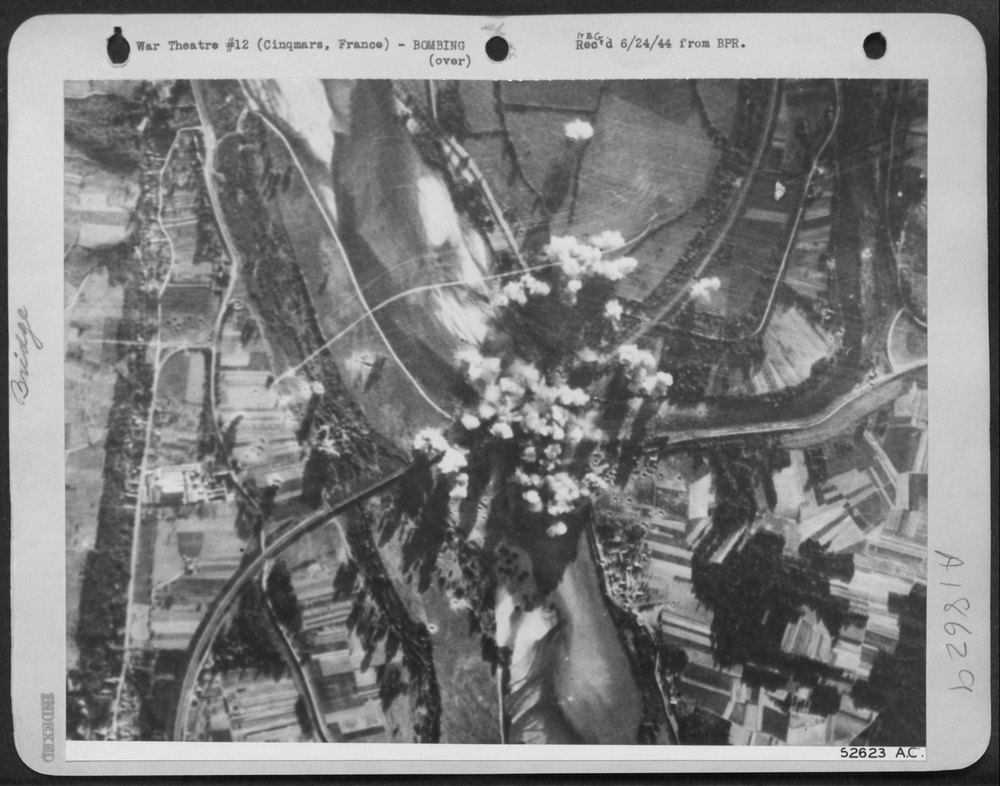 B-24 Liberators over Cinqmars