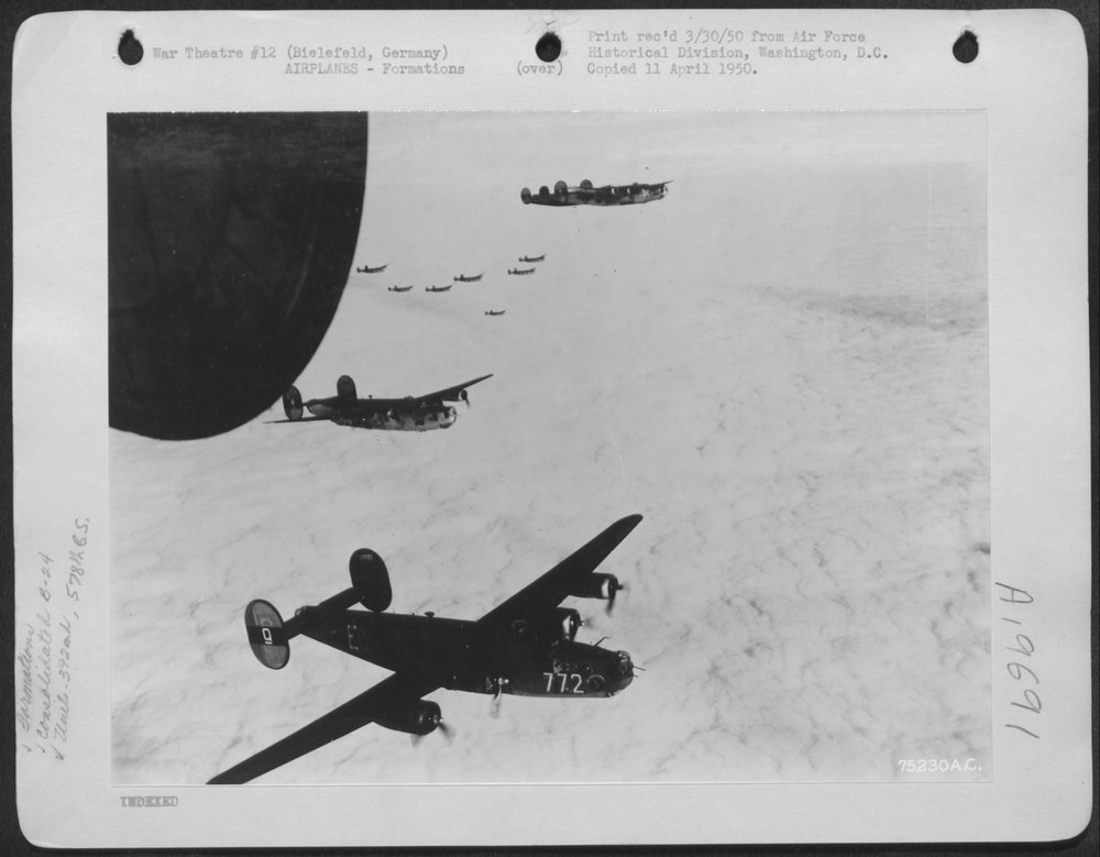 B-24 Liberators over Germany