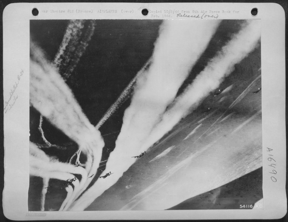 B-24 Liberators over St Josse Du Bois
