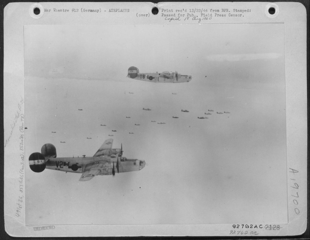B-24 Liberators over Western Germany