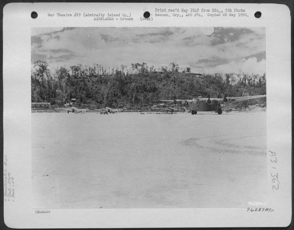 B-24 on Admiralty Islands