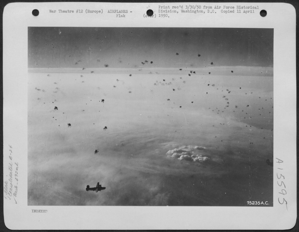 B-24 over enemy territory