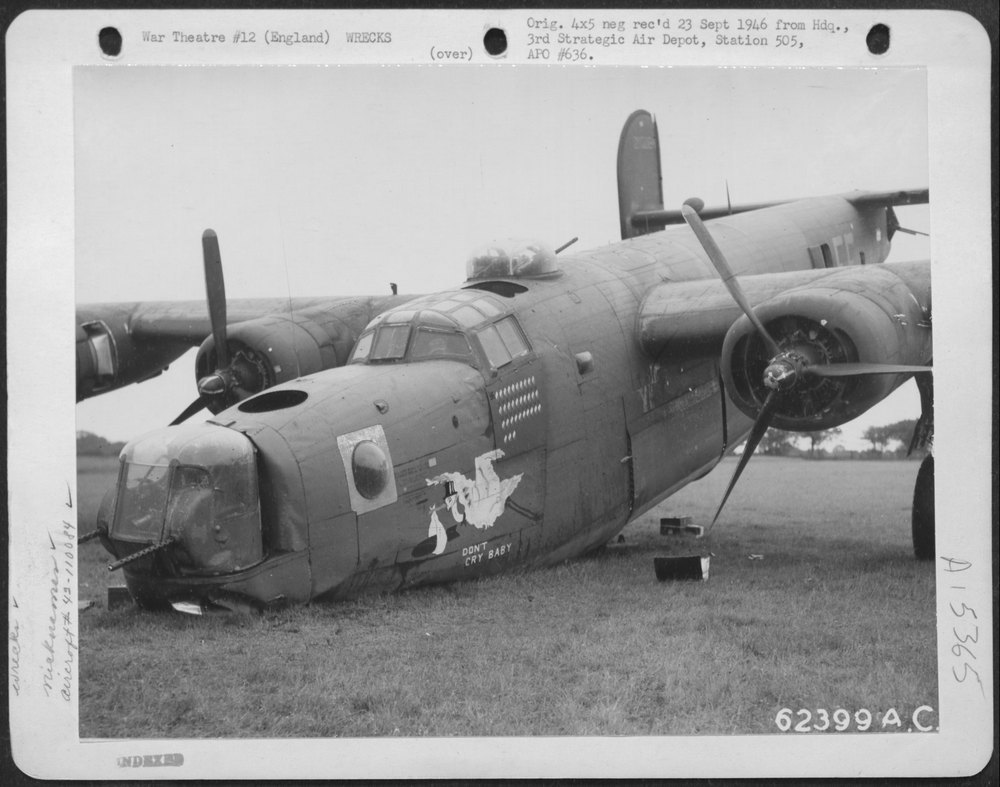 B-24J Crash Near Charing