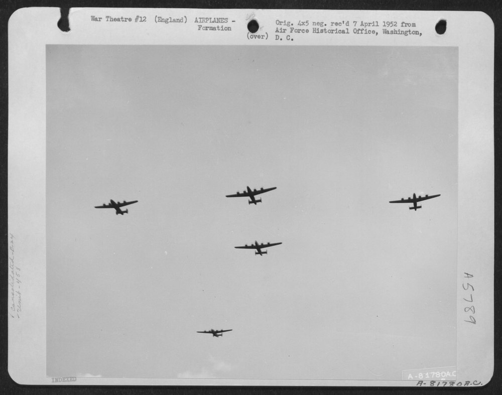 B-24s over England