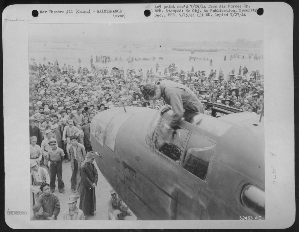 B-25 at Kwang Lai airport