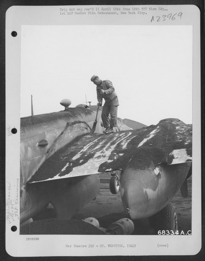 B-25 at Mt Vesuvius