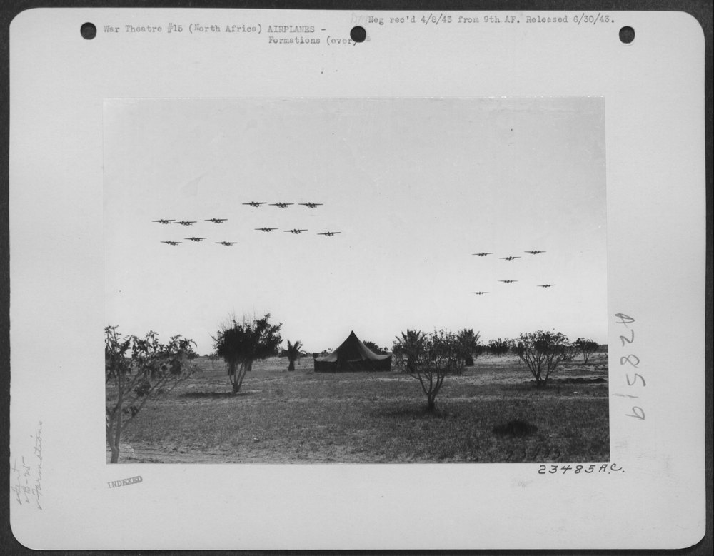 B-25 bombers in North Africa