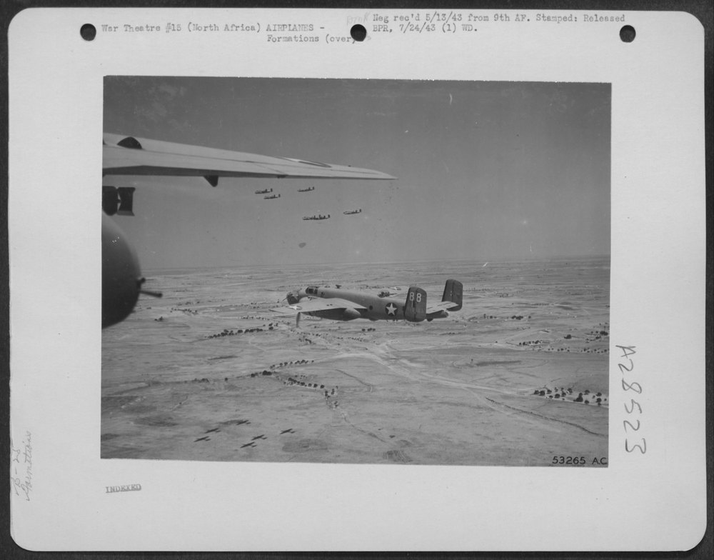 B-25 bombers in North Africa