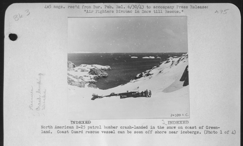 B-25 Crash-Landed On Greenland Coast