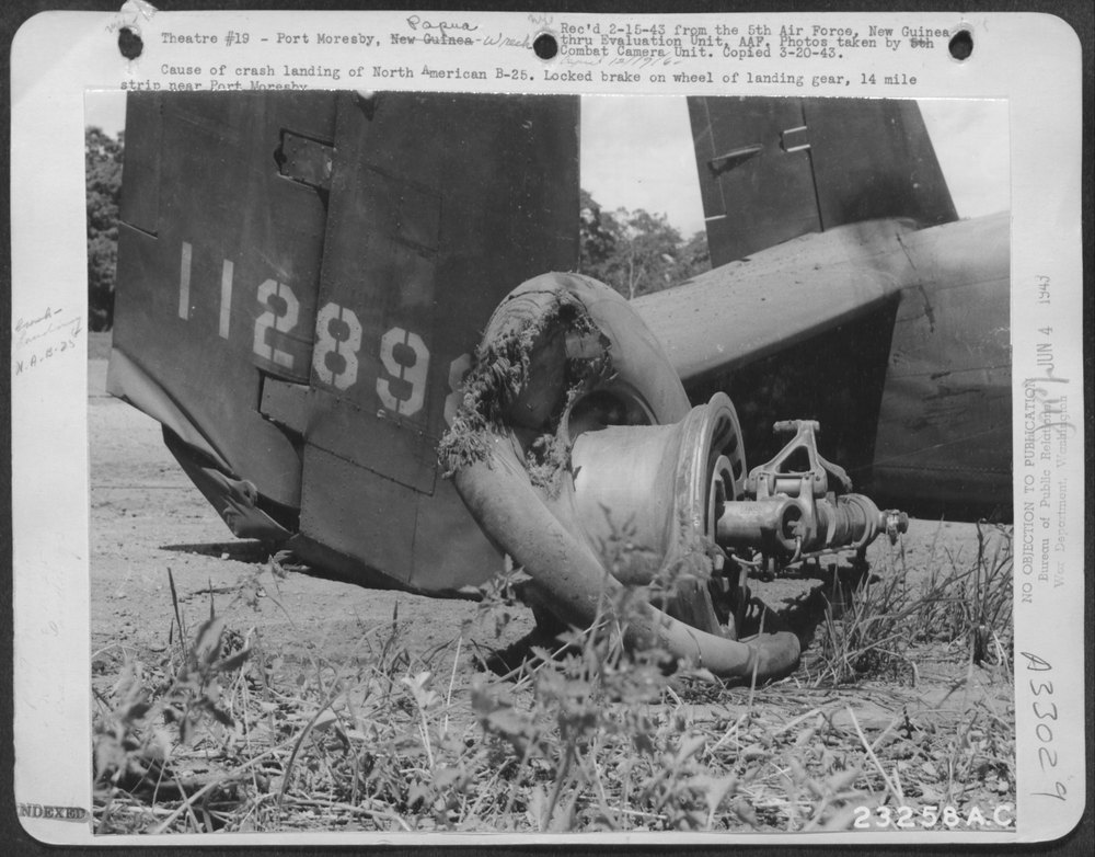 B-25 crash near Port Moresby