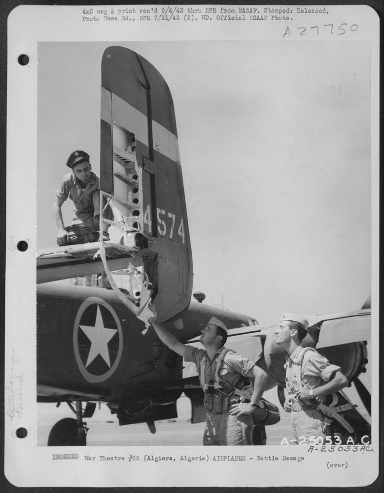 B-25 crew in Algiers