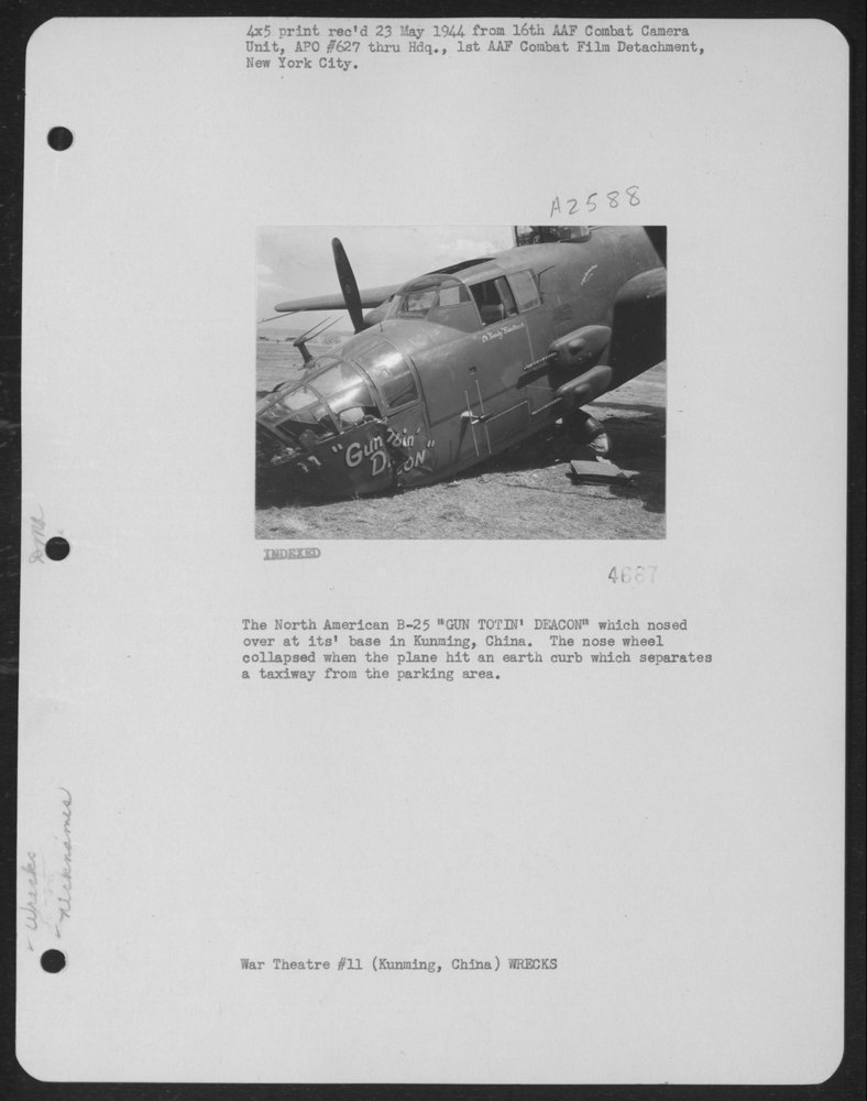B-25 'Gun Totin' Deacon' in Kunming
