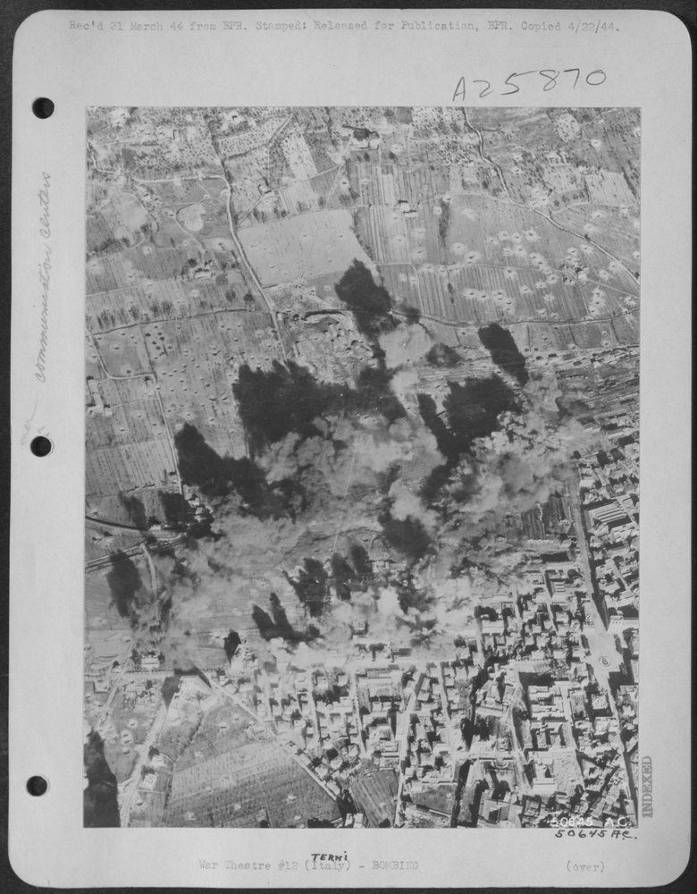 B-25 Mitchell bombers hit Terni