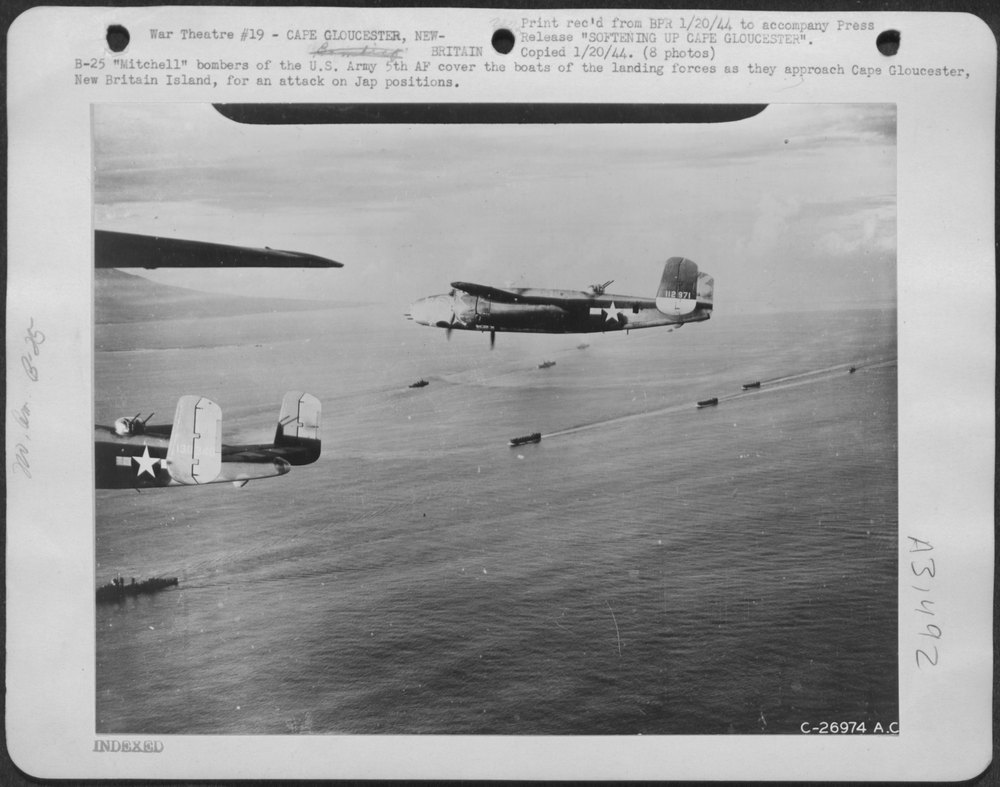 B-25 "Mitchell" bombers of the U.S