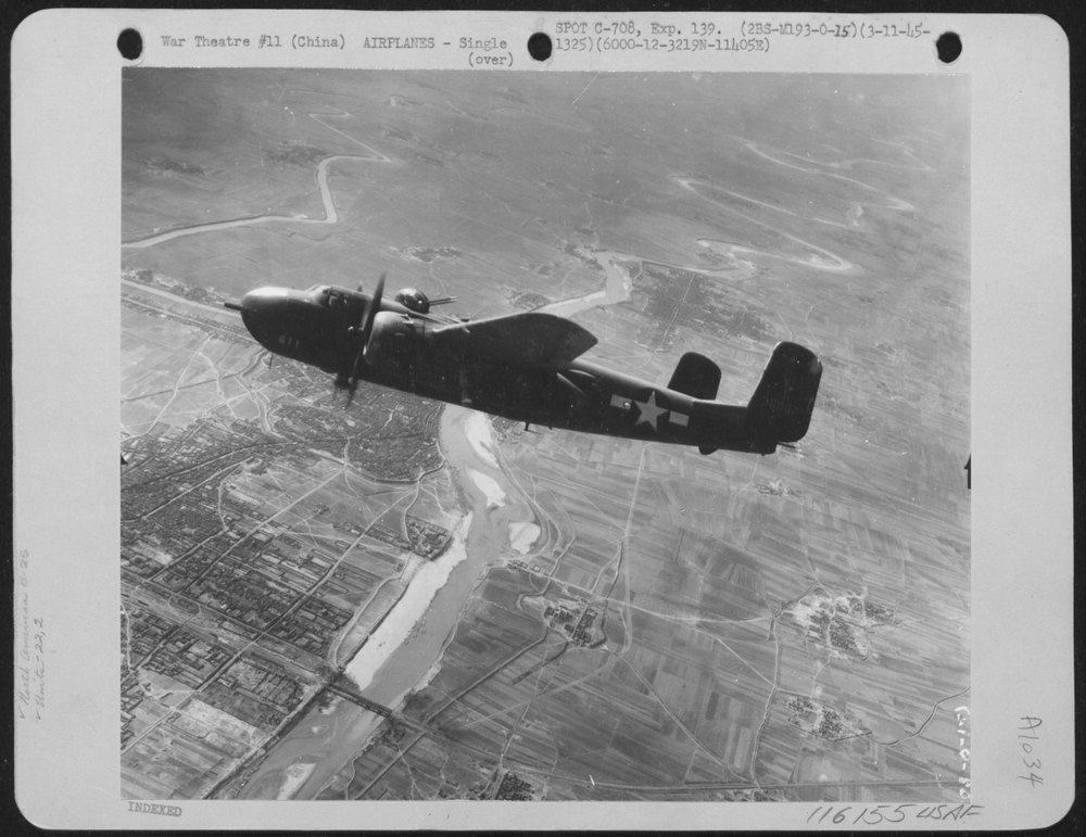 B-25 Mitchell over China