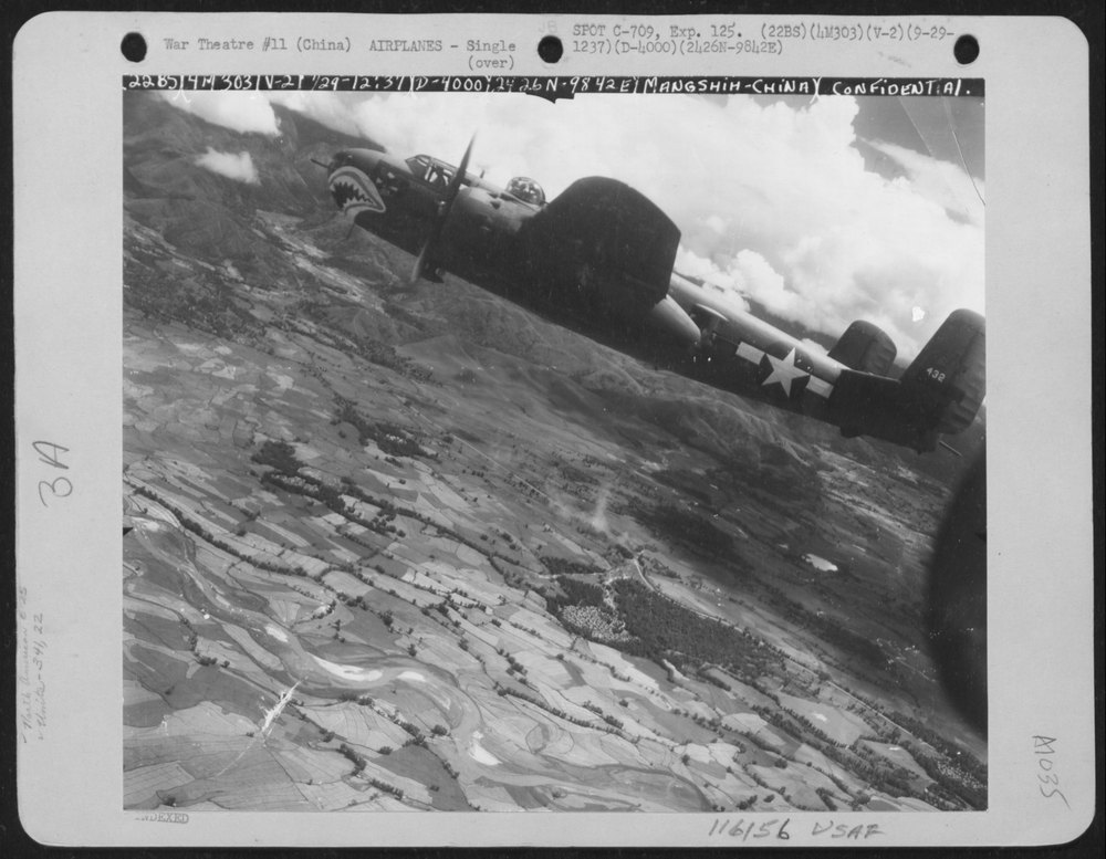 B-25 Mitchell over China