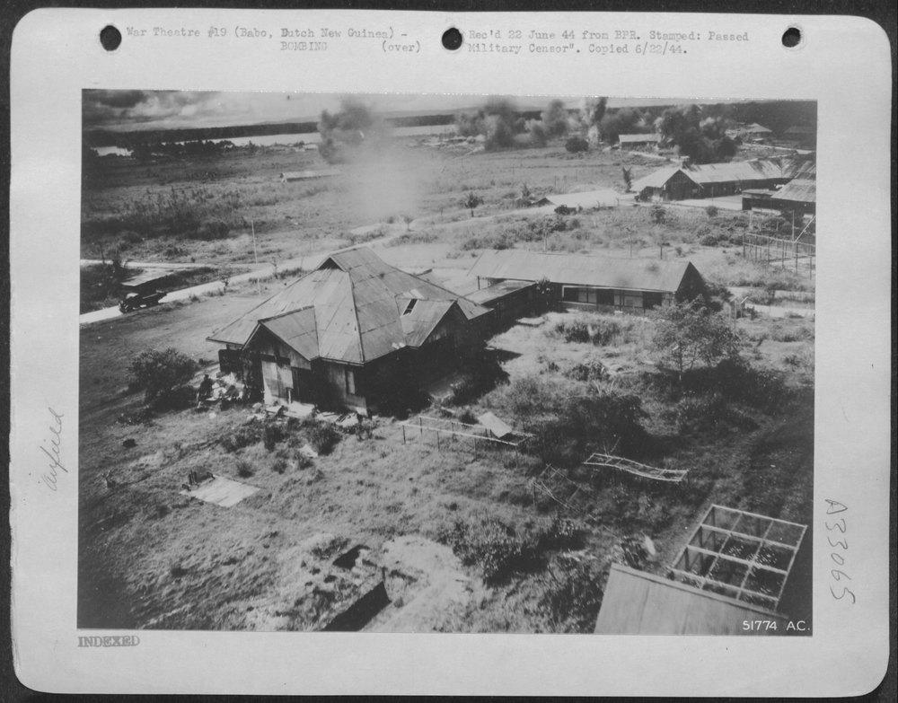 B-25 Mitchells blast Babo air base