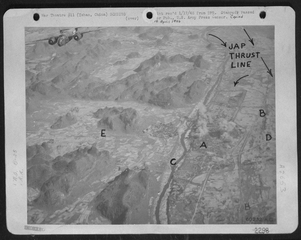 B-25 Mitchells bombing Ishan