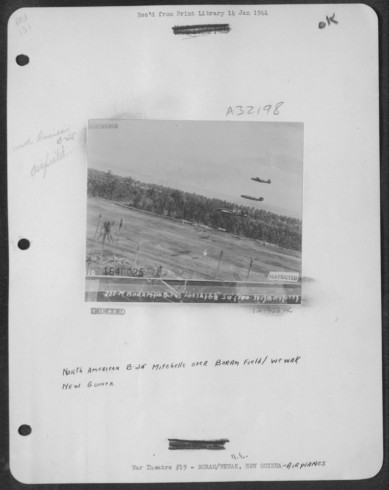 B-25 Mitchells Over Boran Field