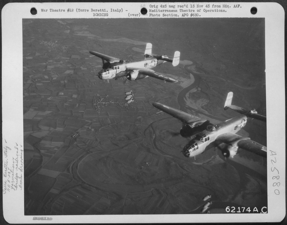 B-25 Mitchells over Northern Italy