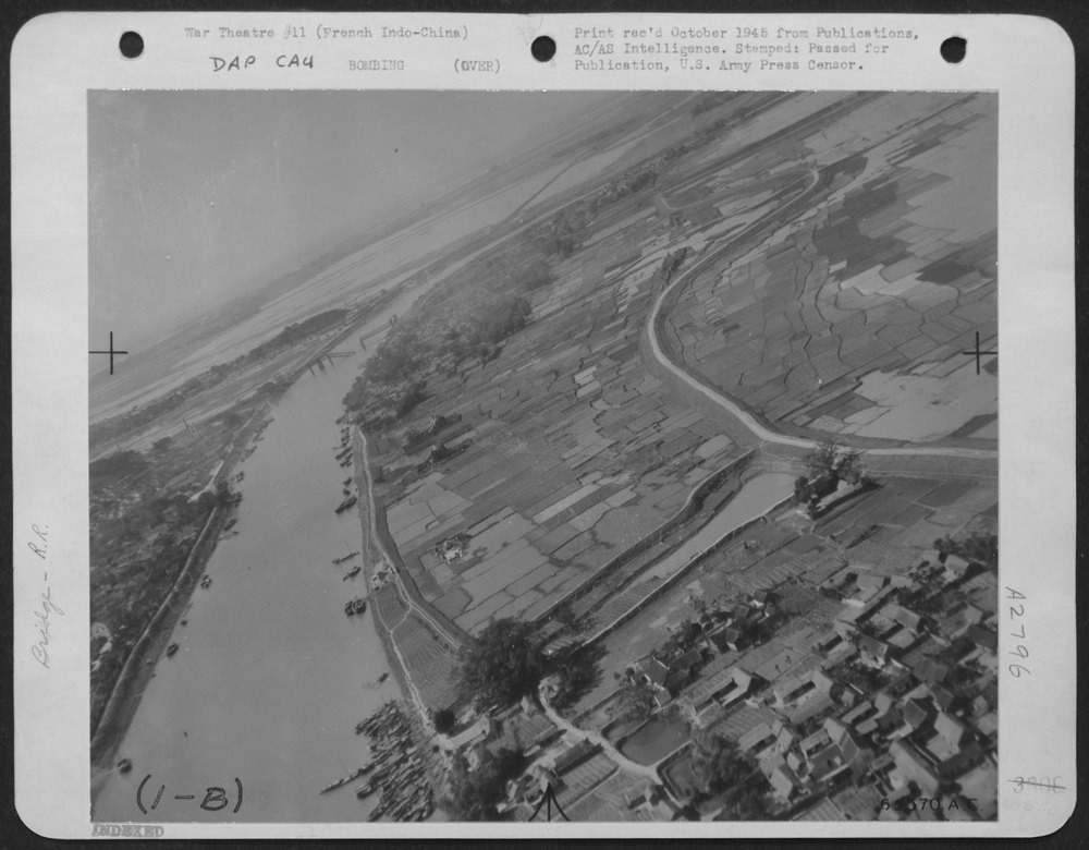 B-25 Mitchells smash Dap Cau bridge