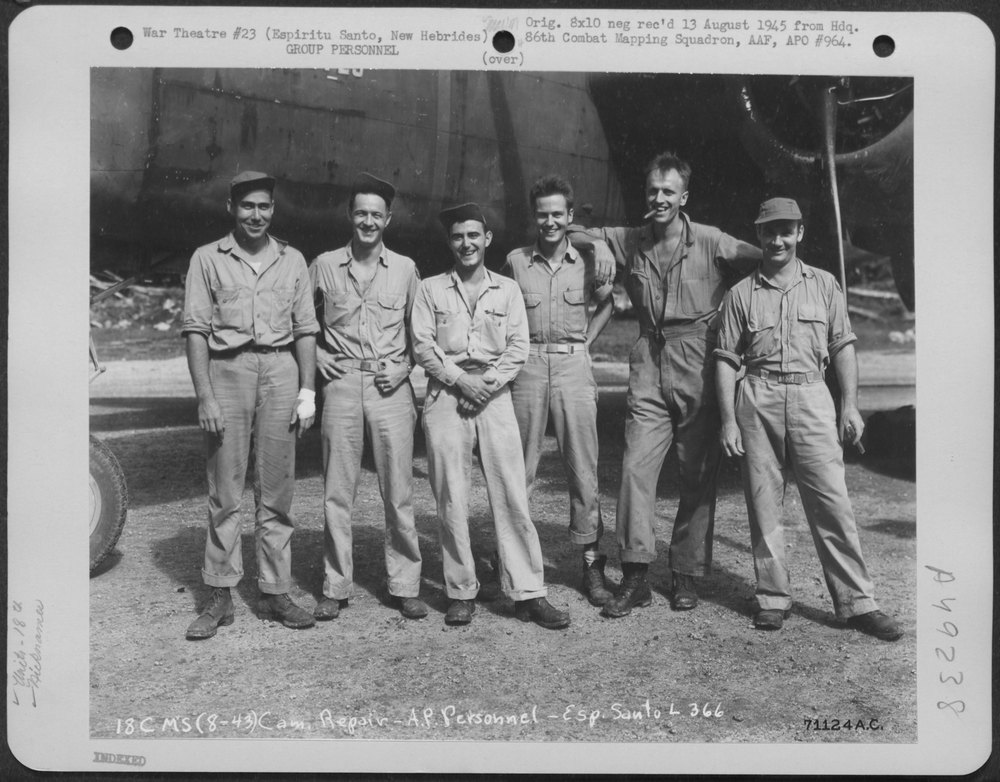 B-25 on Espiritu Santo