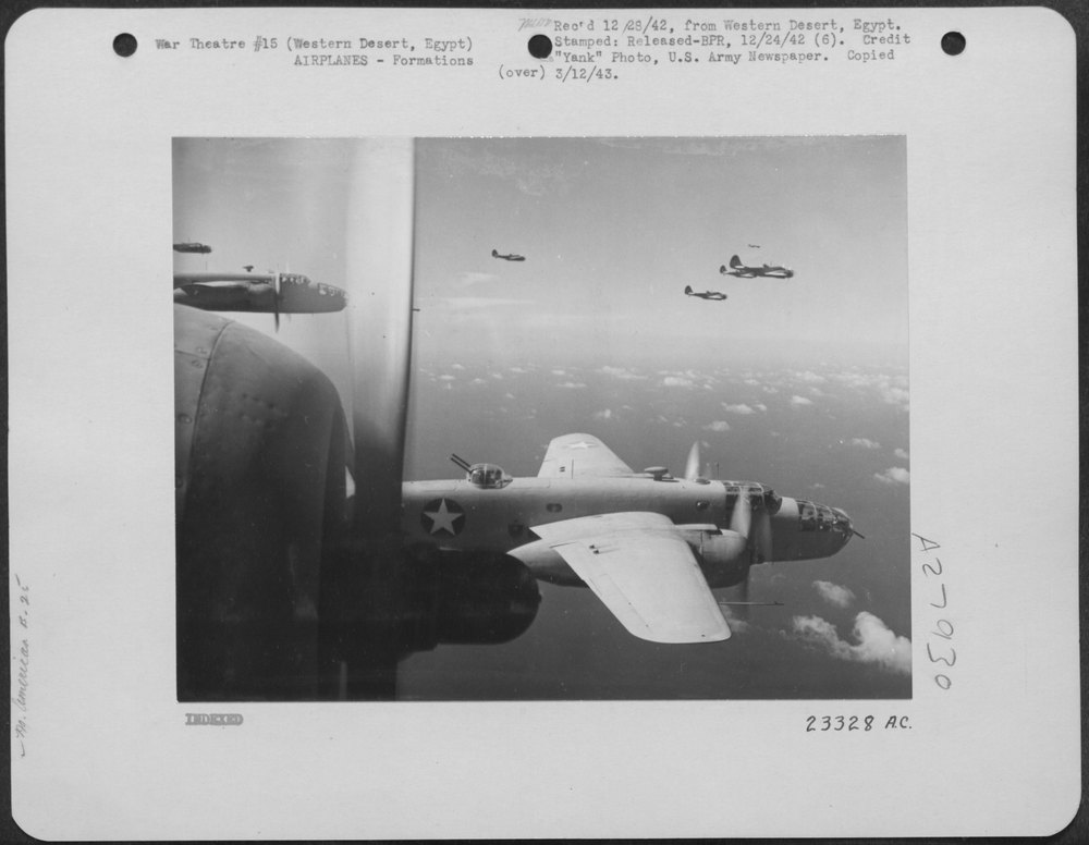 B-25's and Blenheims in Western Desert