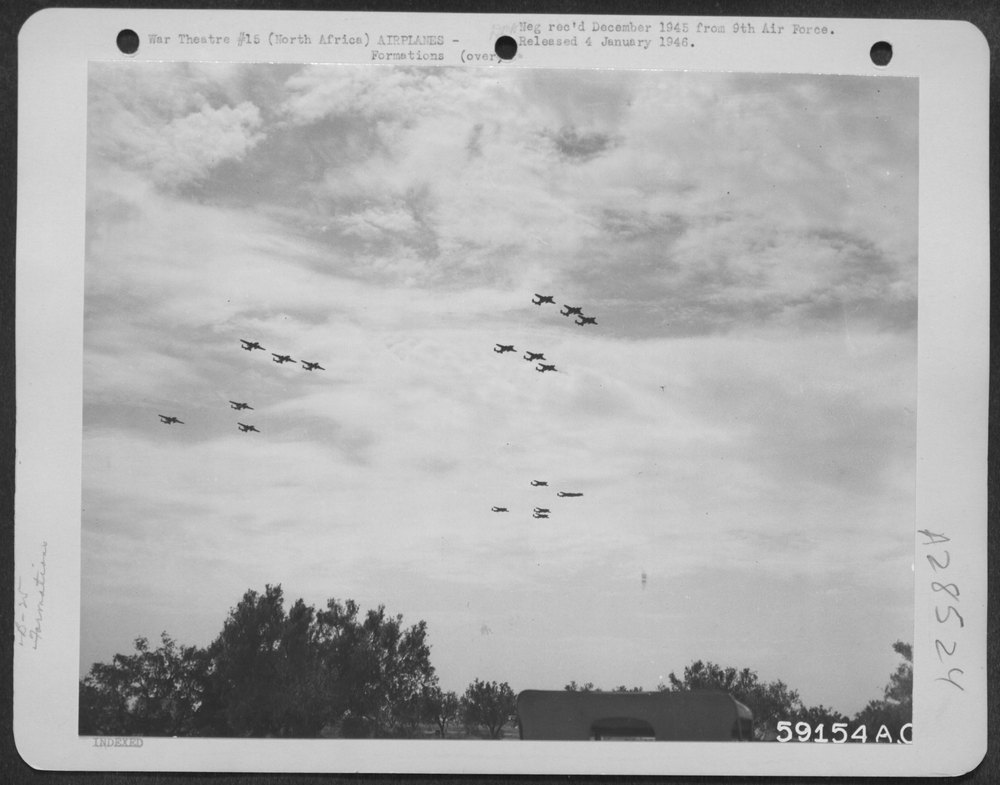 B-25's over North Africa
