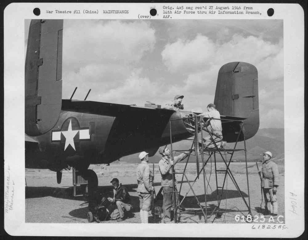 B-25 with 14th Air Force