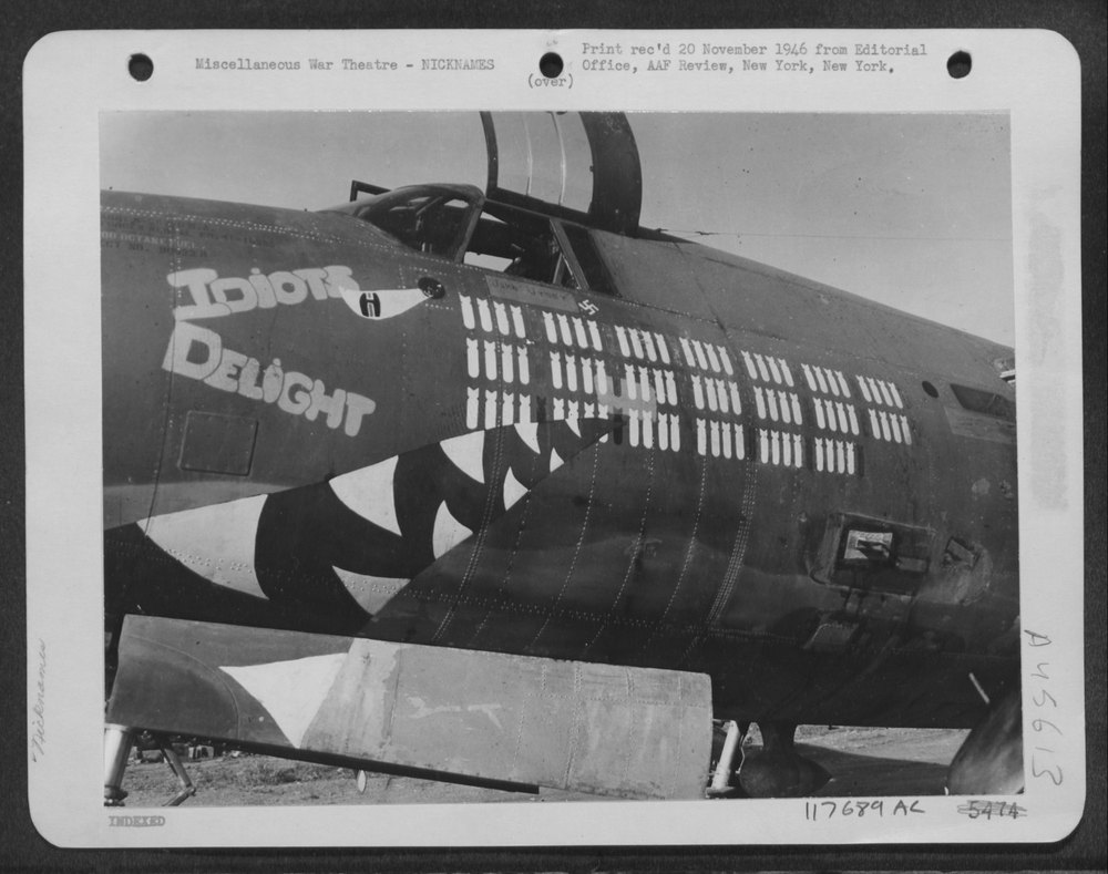 B-26 Idiots Delight At Italian Air Base