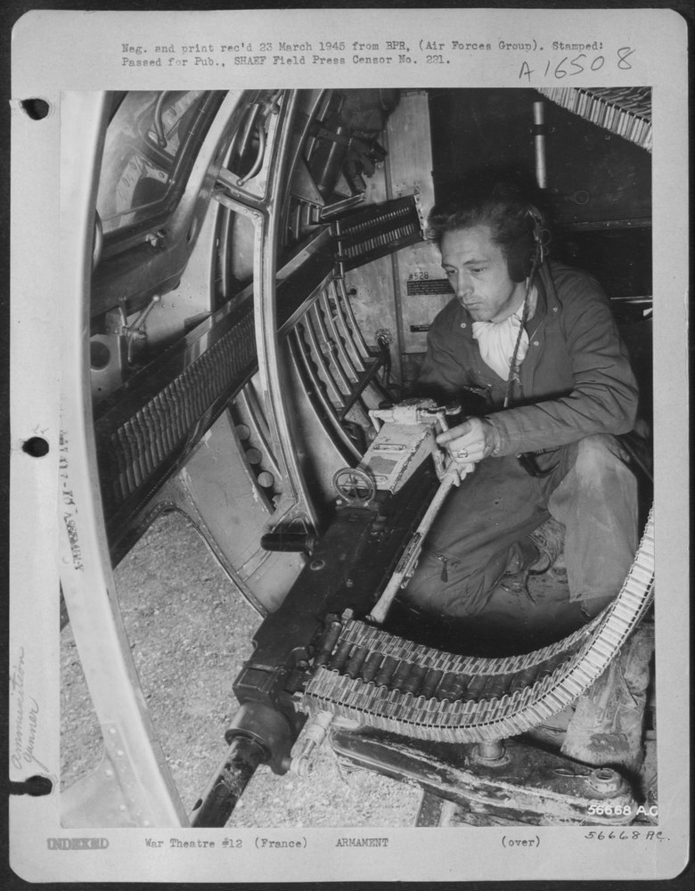 B-26 Marauder gunner in First TAC AF