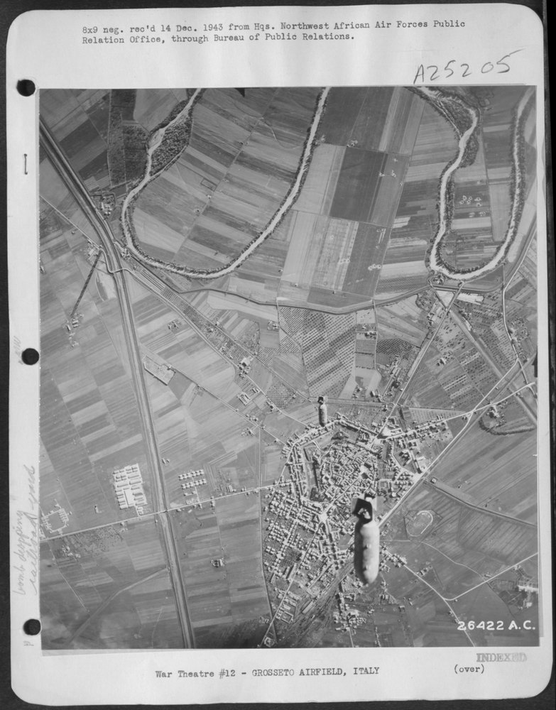 B-26 Marauders attack Gressete