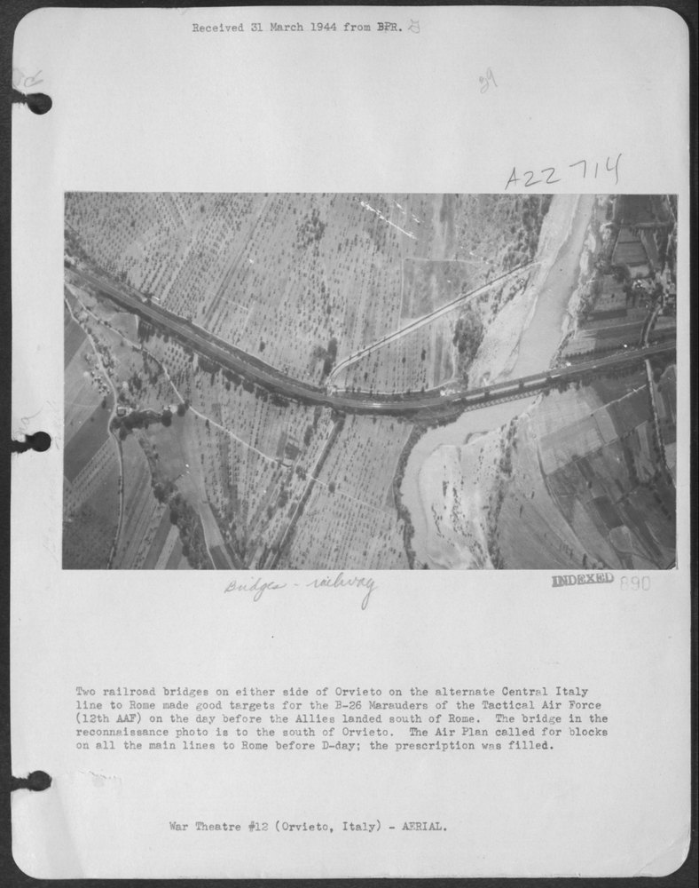 B-26 Marauders near Orvieto