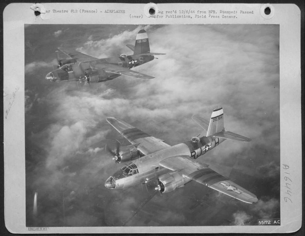 B-26 Marauders over France