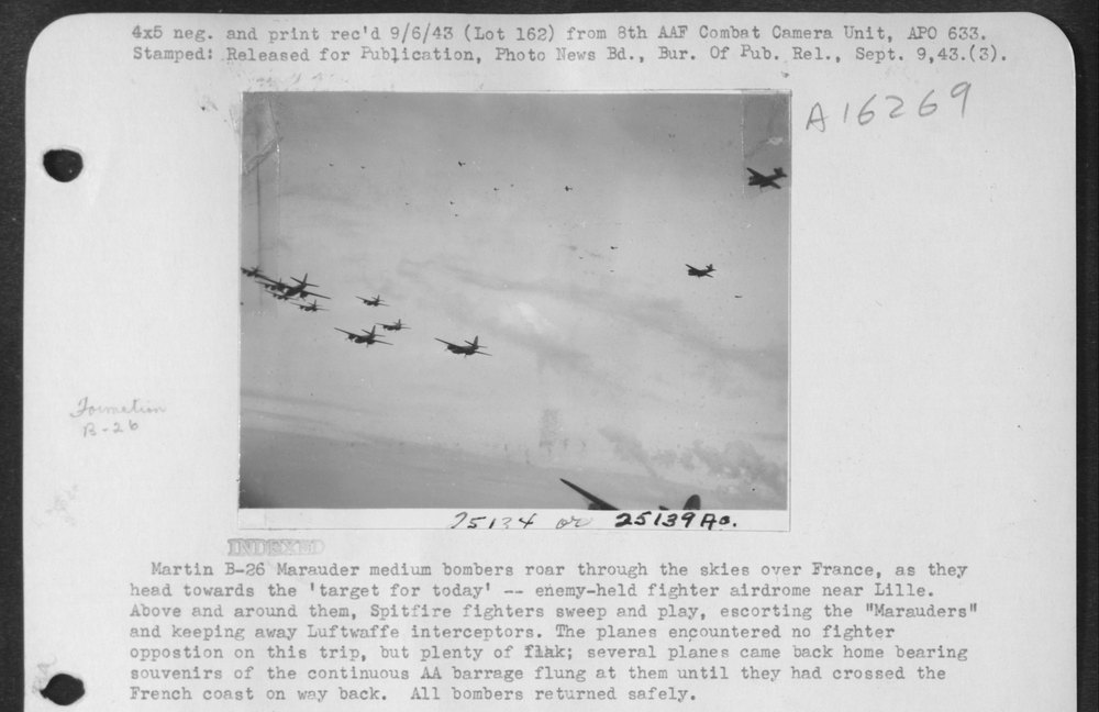 B-26 Marauders over France
